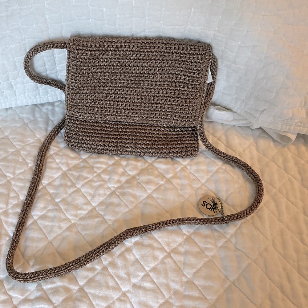 The sak Crochet Shoulder Bag